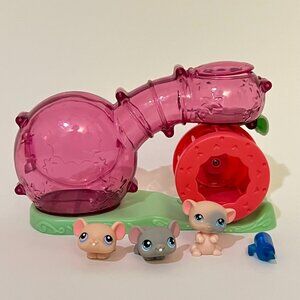 Littlest Pet Shop Merry Mice Set with LPS Mouse #102, #103, #104